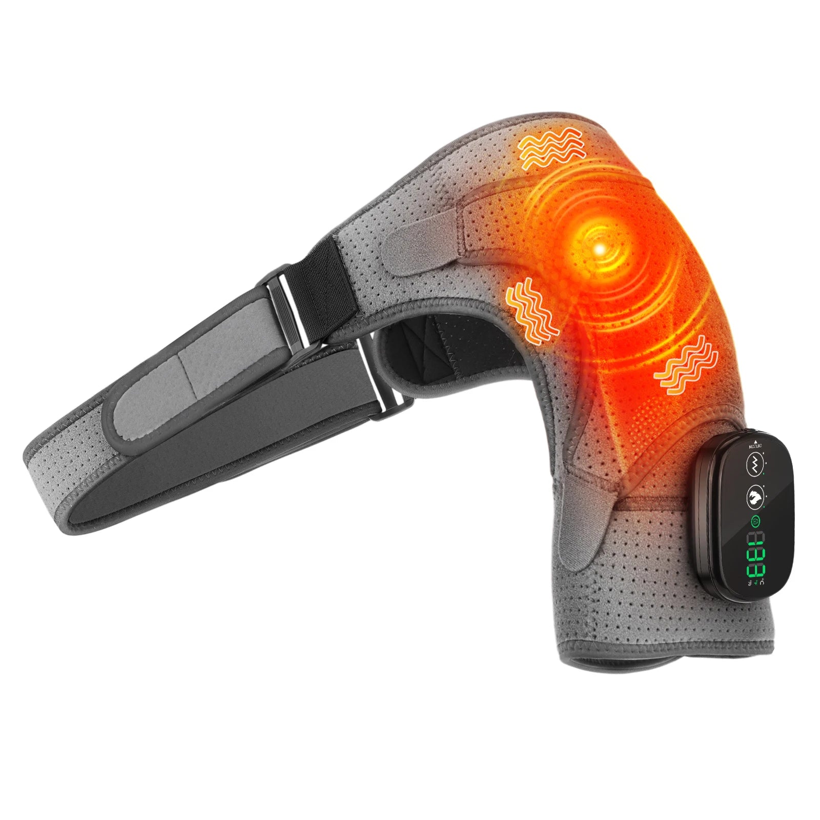 Cordless Neck and Shoulder Massager with Heat and Vibration - 16