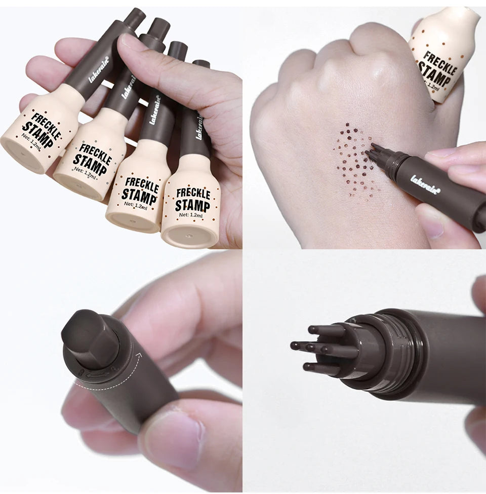 Freckle Stamp Makeup Pen Dot Freckles Natural Fake Freckle Pen - 16