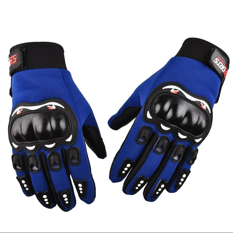 Motorcycle Riding Gloves Full Finger Protective Breathable Cycling Gear - 9