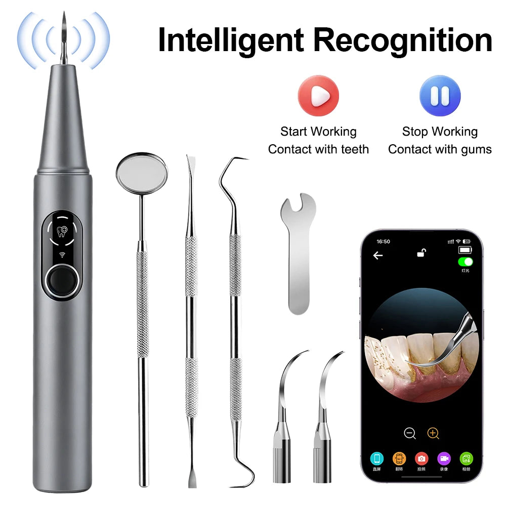 Visual Ultrasonic Dental Scaler HD Camera Tooth Cleaner Tartar Removal - 1