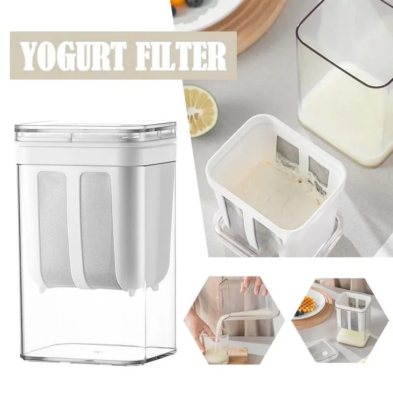 1100ml Yogurt Strainer Maker and Whey Separator for Homemade Cheese - 1