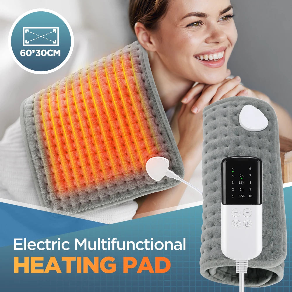 Electric Heating Pad Fast Heating Thermal Mat Back Pain Relief