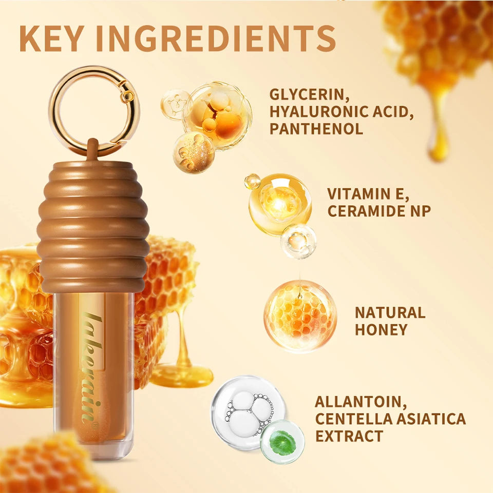 Honey Chocolate Lip Gloss Set Moisturizing Lip Oil Plumper