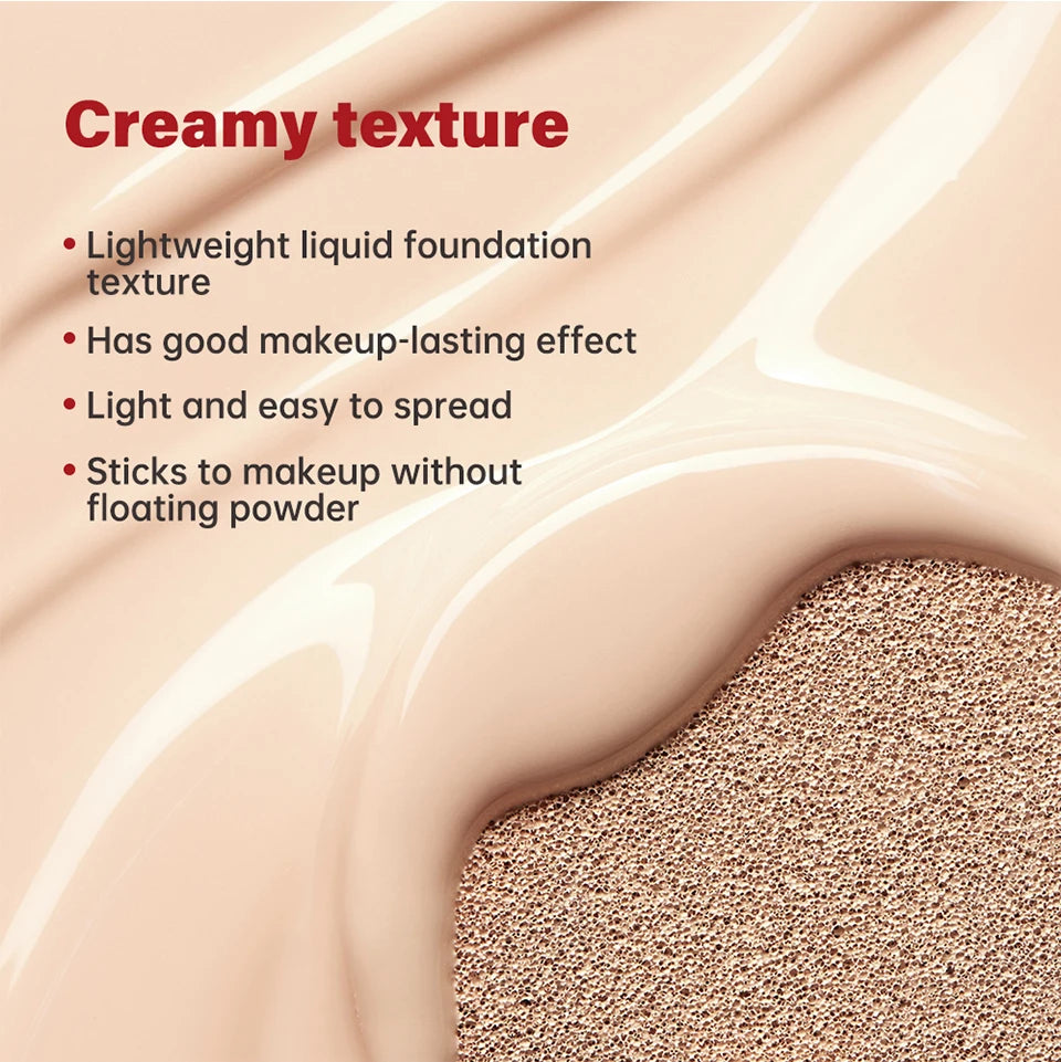 Waterproof Cushion Foundation Refill Long Lasting Korean Makeup CC Cream - 22