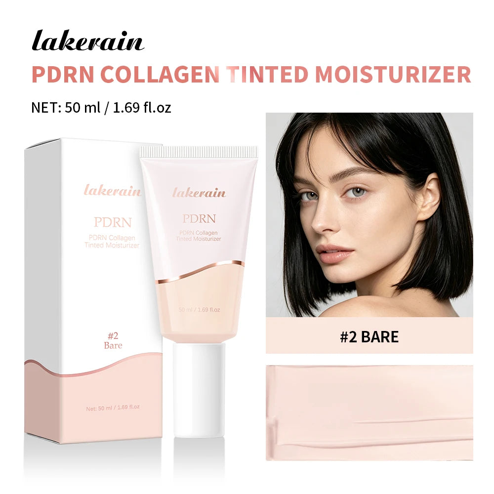 PDRN Collagen Tinted Moisturizer Radiant Glow Foundation Makeup