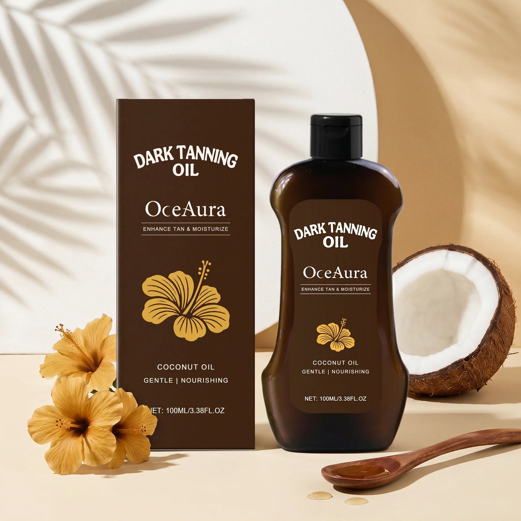 Coconut Oil Dark Tanning Oil Sun Lotion Deep Bronze - 4