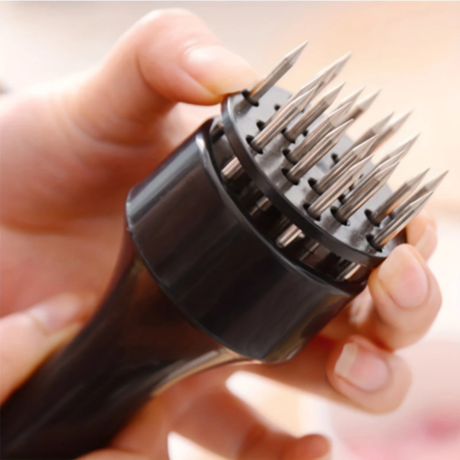 Stainless Steel Meat Tenderizer Needle Tool for Steak and Poultry