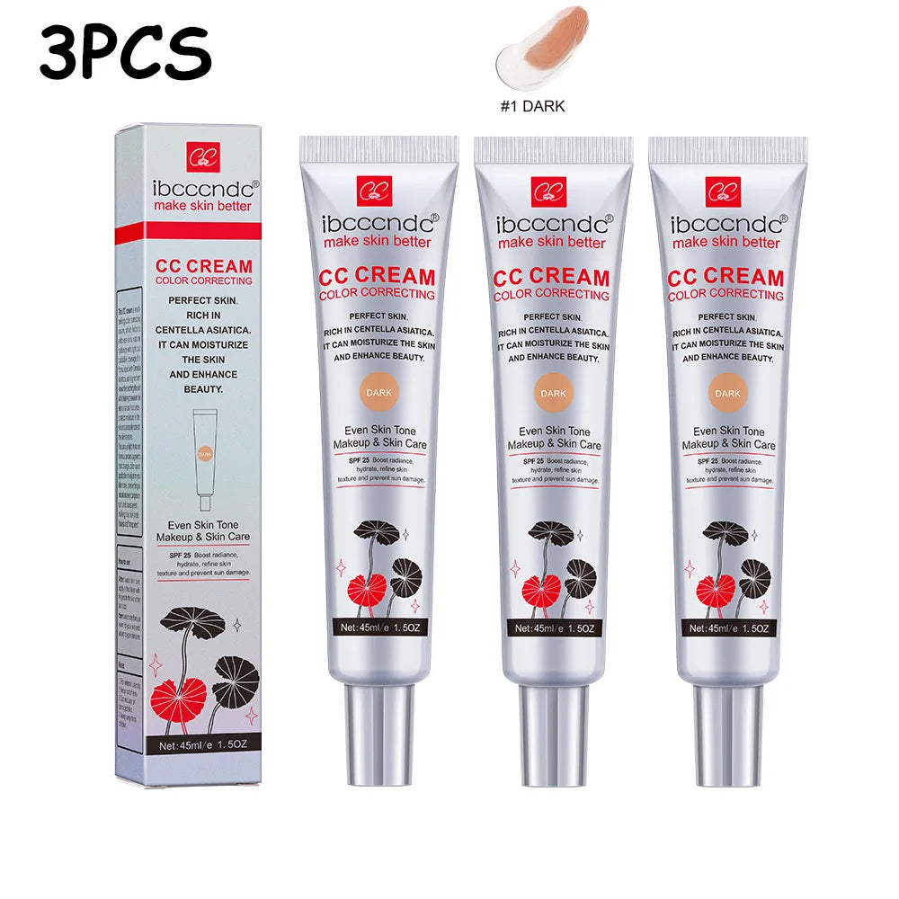 Color Correcting CC Cream Moisturizing Waterproof Makeup Foundation