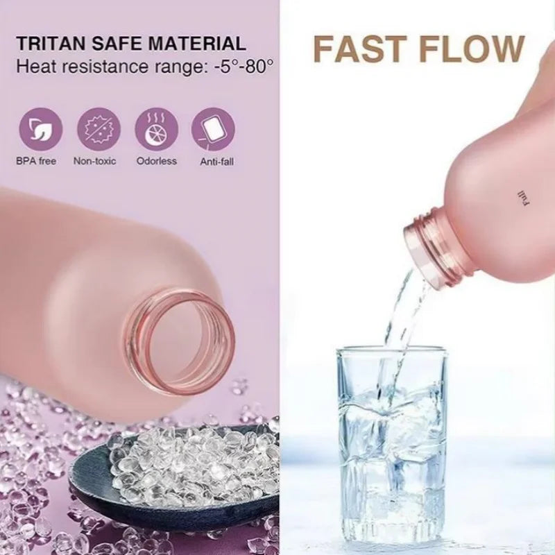 1000ml Motivational Water Bottle with Time Marker Leakproof Sport Jug - 7