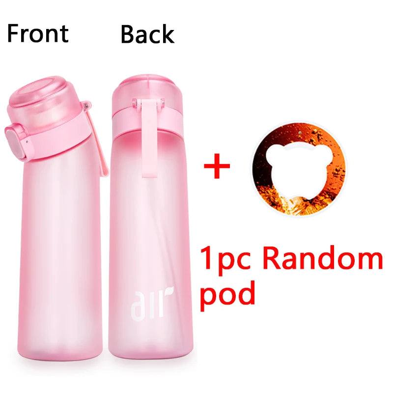 800ml Scented Water Bottle Portable Flavor Pod Sports Hydration Cup