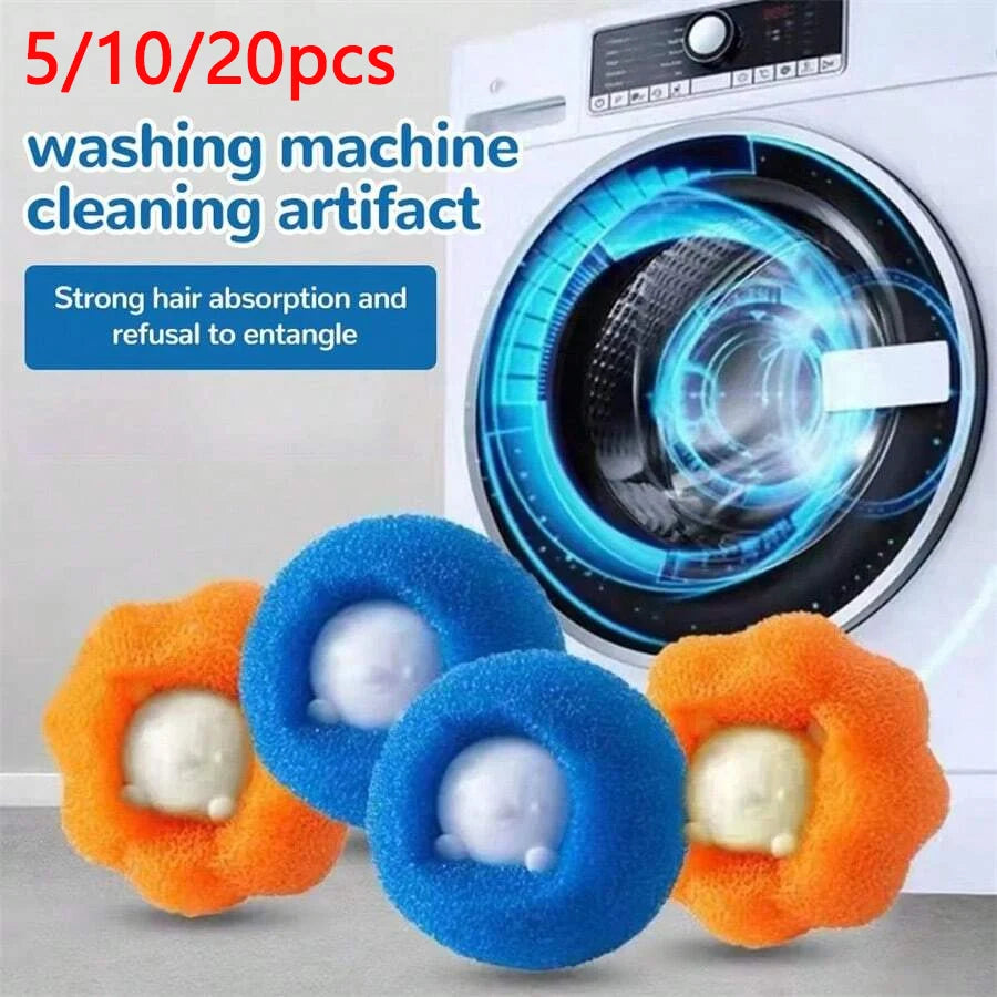 Sponge Laundry Ball Lint Remover Washing Machine Pet Hair Catcher - 2