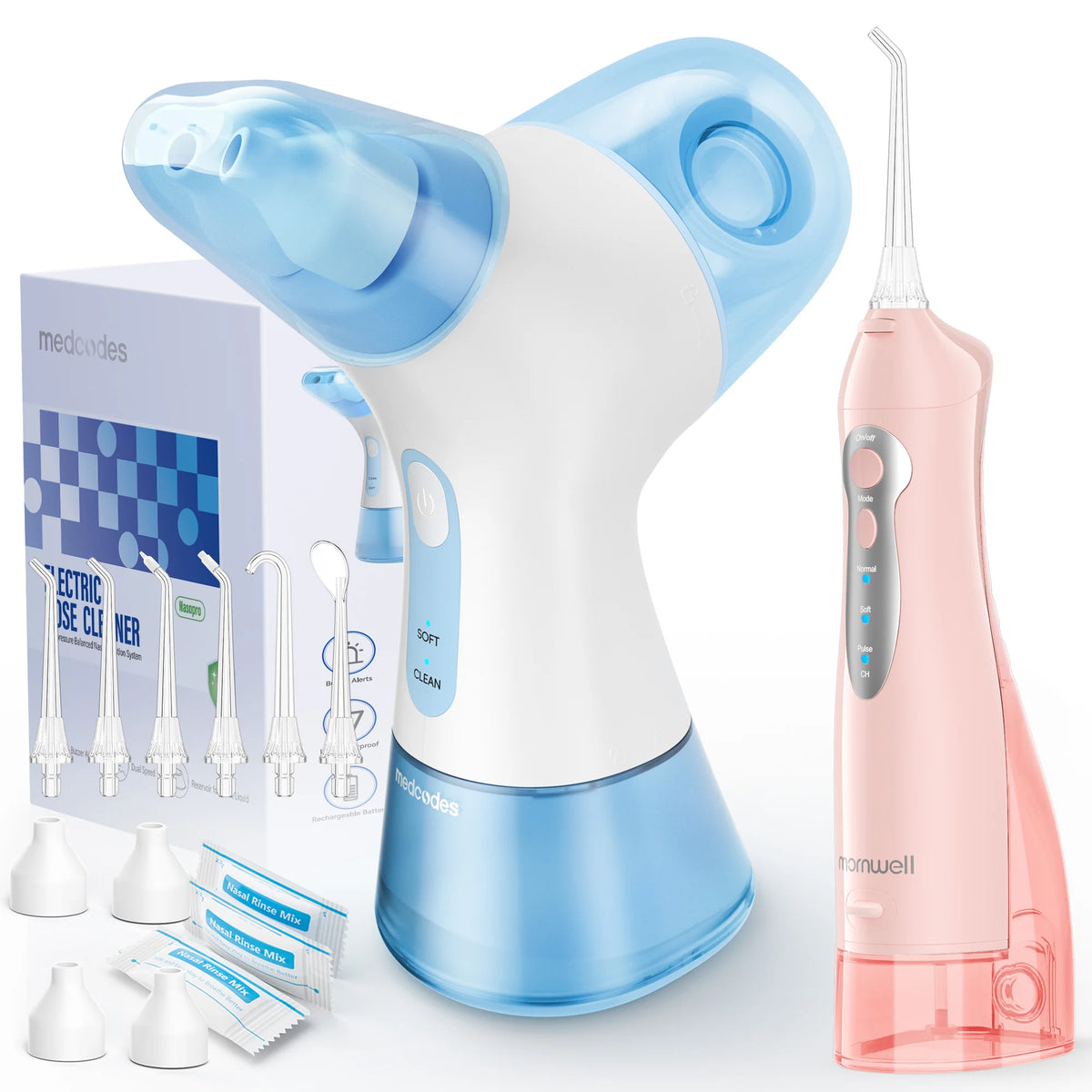 Nasal Rinse Irrigation & Water Flosser Combo