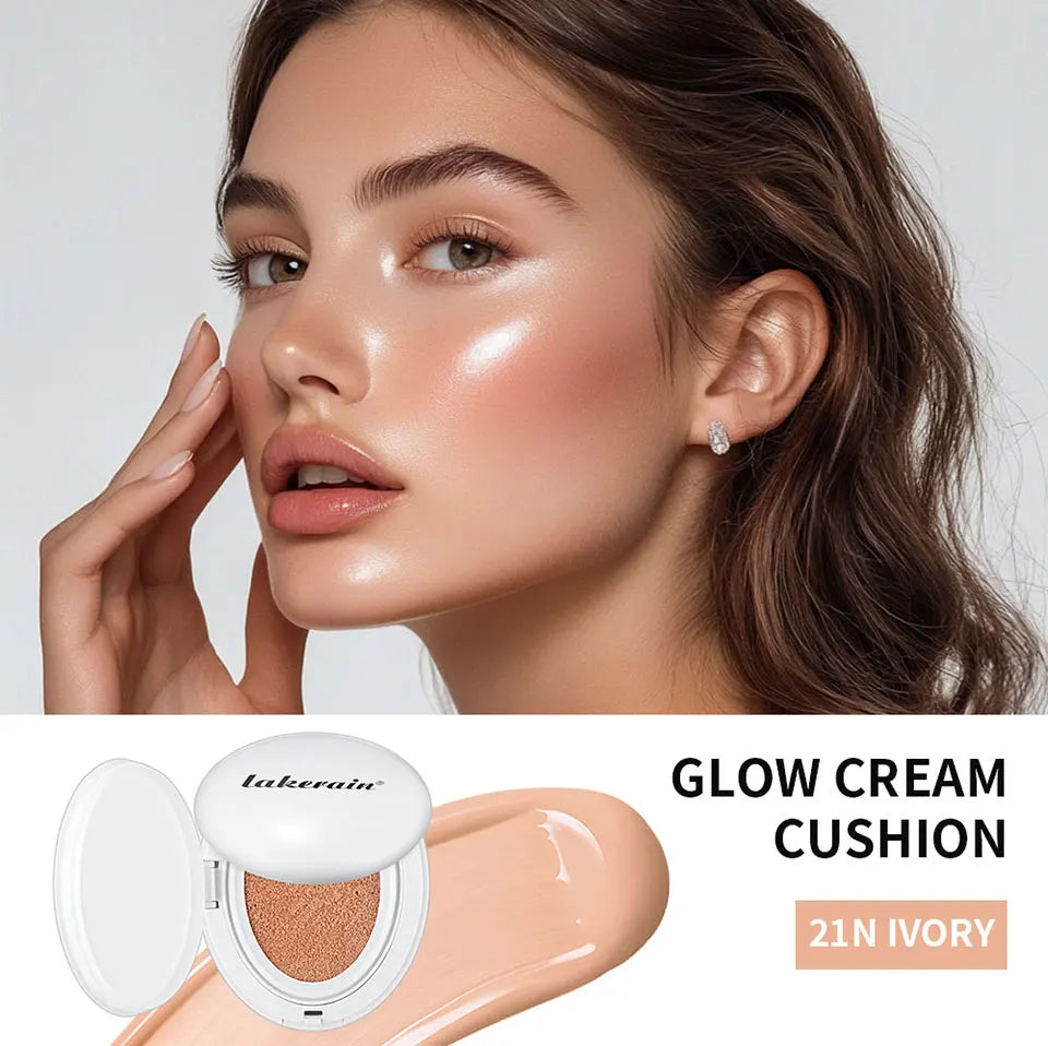 Glow Cream Cushion Foundation Hydrating Glow Finish Makeup - 7