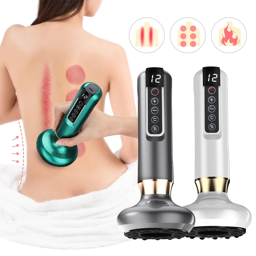Electric Guasha Cupping Massager Scraping Body Shaping Tool - 20