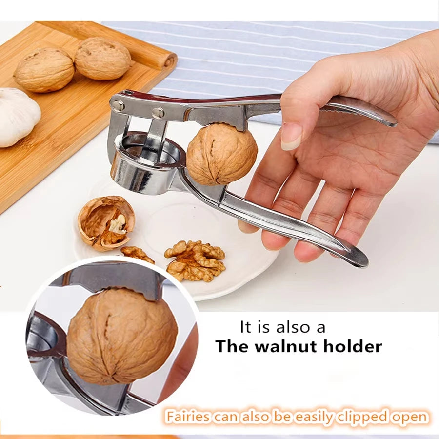 Zinc Alloy Garlic Press Crusher Mincer Kitchen Tool Manual Smasher - 8