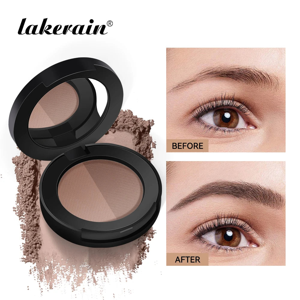 Two-Color Eyebrow Powder Long Lasting Contour and Nose Shadow Makeup - 1
