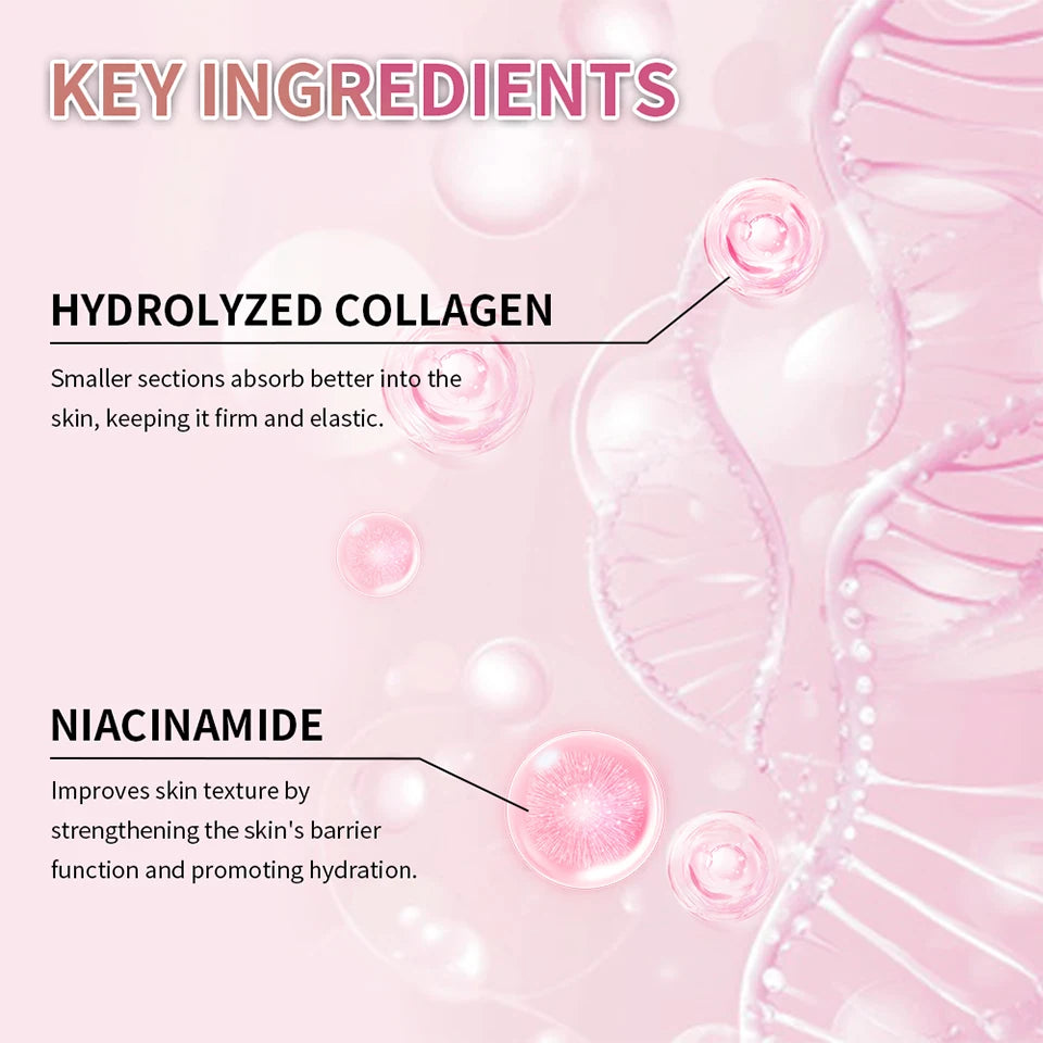 Collagen Skincare Set Firming Moisturizing Face Mask Cream and Serum