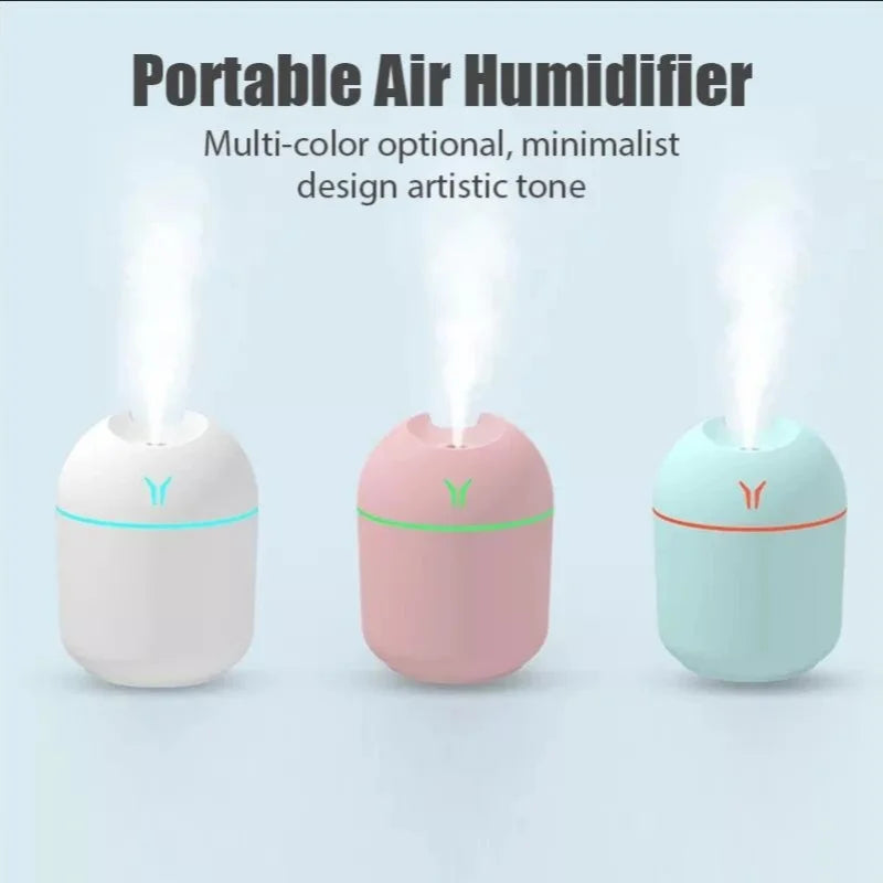 250ml Mini USB Humidifier Aroma Essential Oil Diffuser Mute Mist Maker