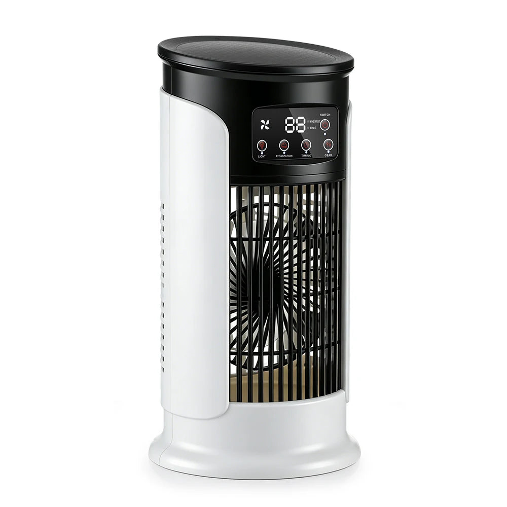 Portable USB Mini Air Conditioner & Desktop Misting Fan - 13