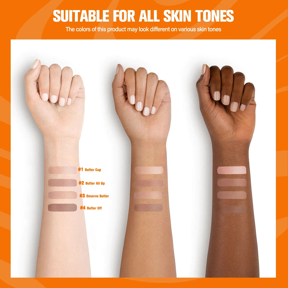 Lakerain Butter Bronzer Powder Contour Makeup Palette - 6