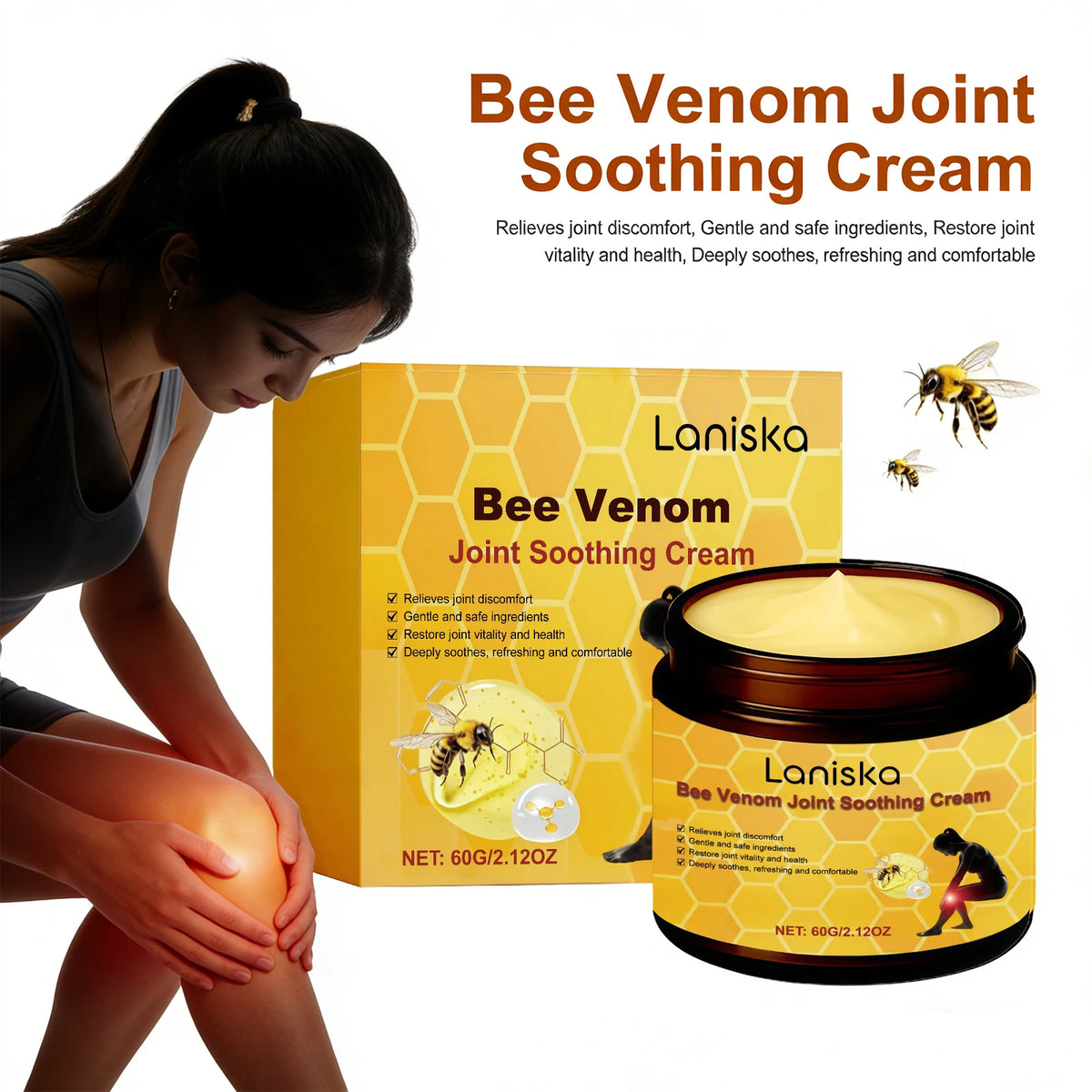 Bee Venom Joint Soothing Cream Body Care Massage Cream