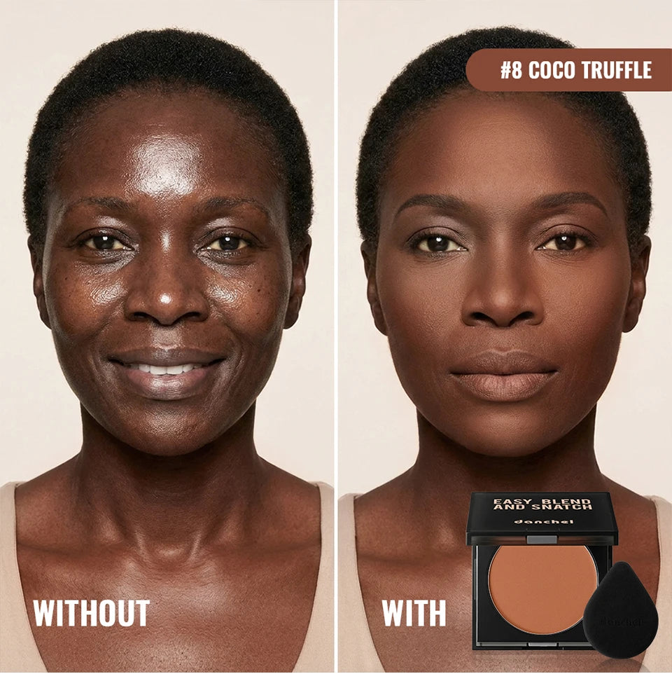 Soft Matte Pressed Powder Oil Control Setting Powder Face Makeup