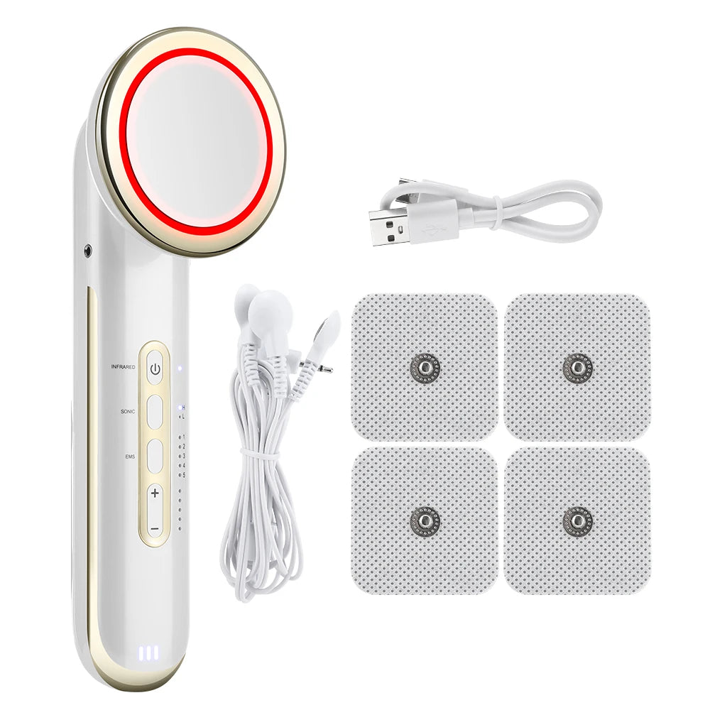 EMS Ultrasound Cavitation Body Slimming & Facial Massager - 12