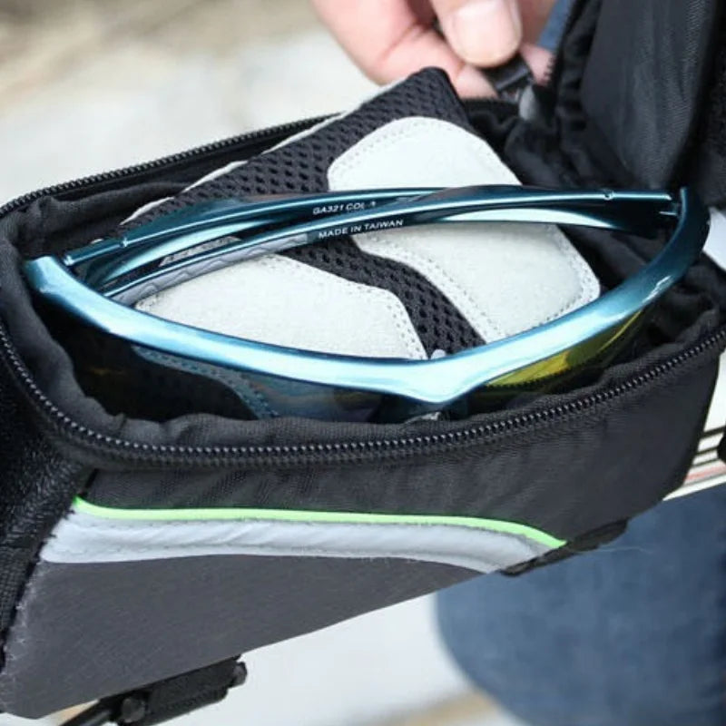Waterproof Bike Phone Bag Mountain Bicycle Top Tube Pouch Mount Case
