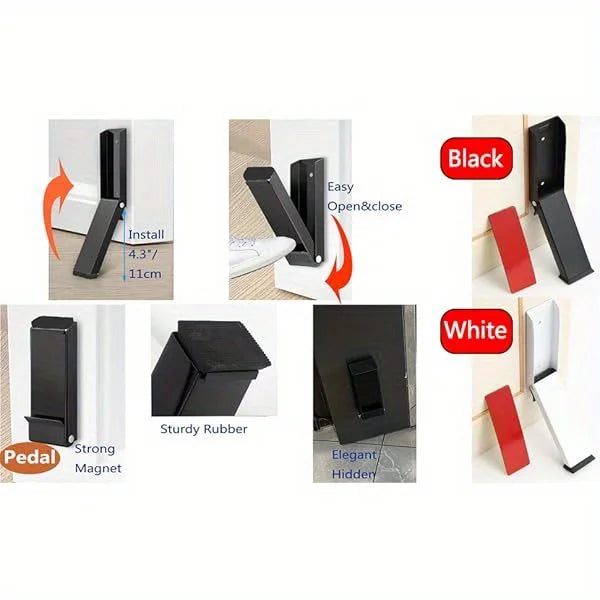 Heavy Duty Door Stopper Foot Operated Kickdown Door Holder - 11
