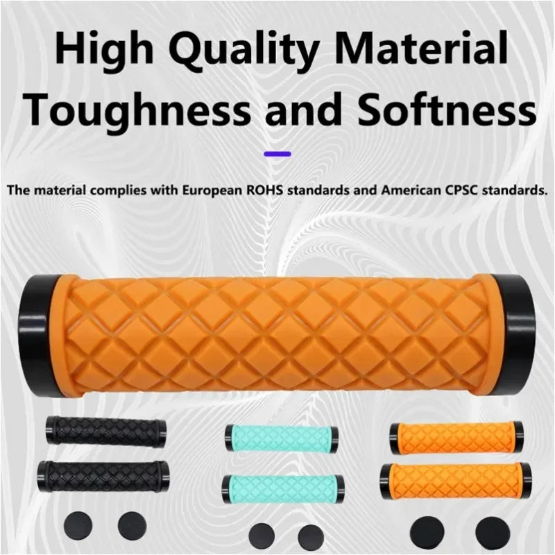 Anti-Slip MTB Bicycle Handlebar Grips Mountain Bike Rubber Hand Grips - 2