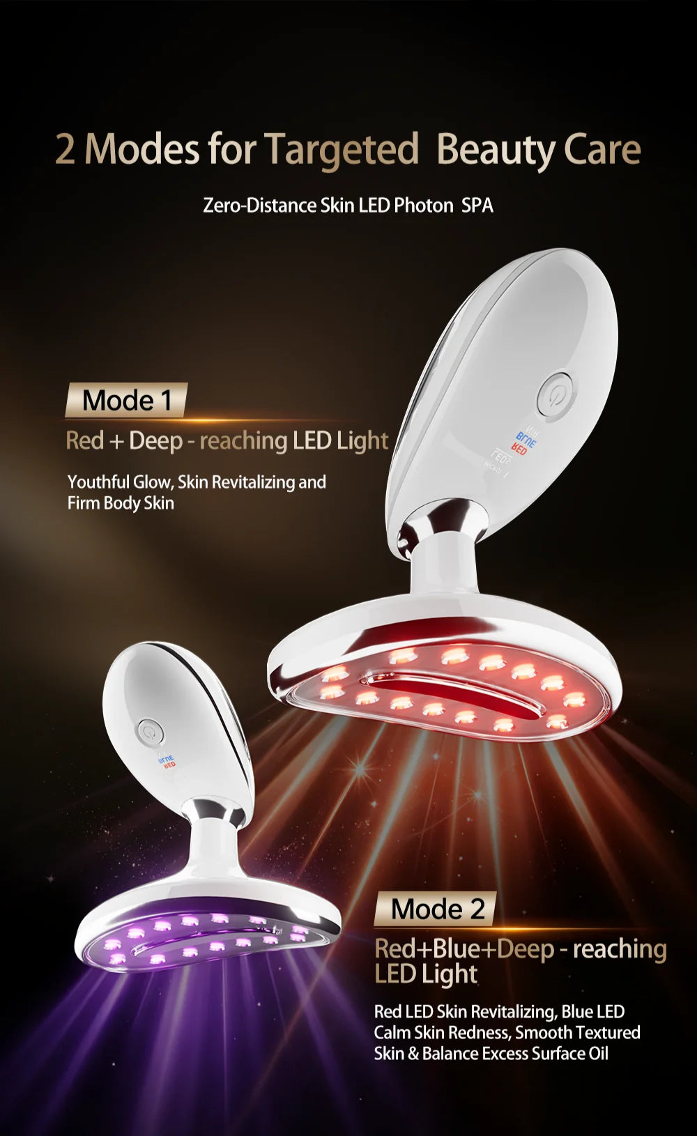 LED Facial Sculpting Tool Skin Tightening & Body Contouring Device - 10