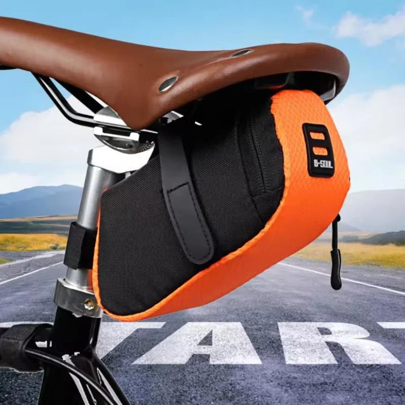 Reflective Bike Saddle Bag MTB Seat Storage Pouch Cycling Tool Pack - 4
