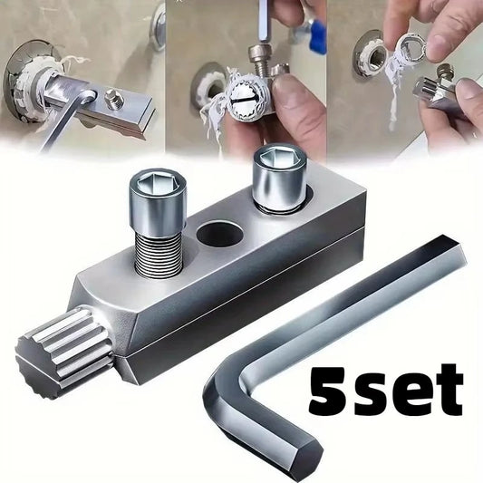 Broken Pipe Extractor Tool Set for Faucet and Water Pipe Removal