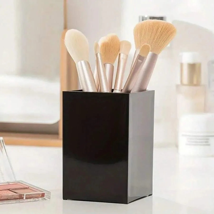 Acrylic Makeup Brush Holder Desk Organizer Cosmetic Storage Case