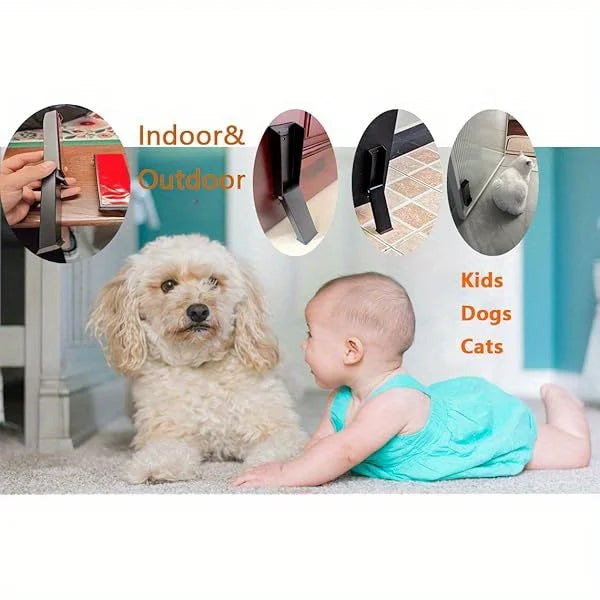 Heavy Duty Door Stopper Foot Operated Kickdown Door Holder - 10
