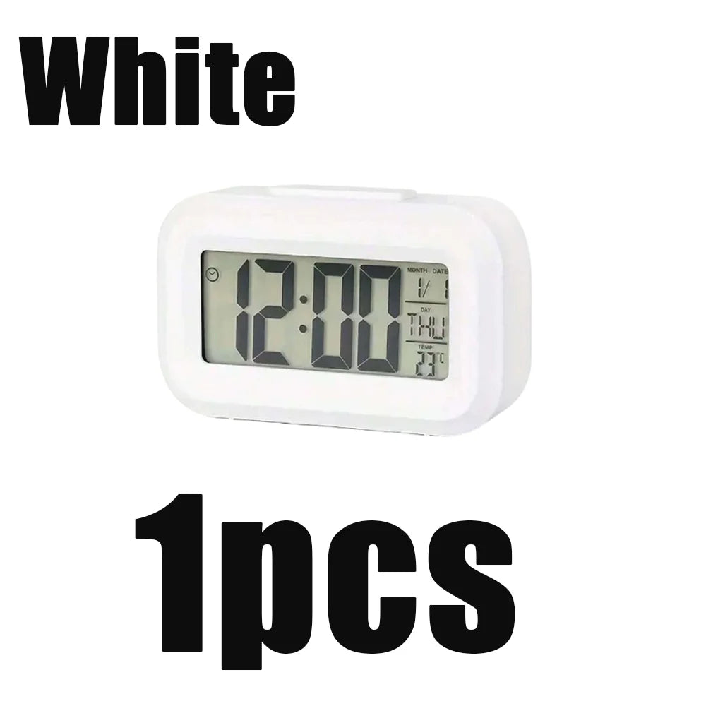 Digital Alarm Clock with Temperature Calendar and LED Display