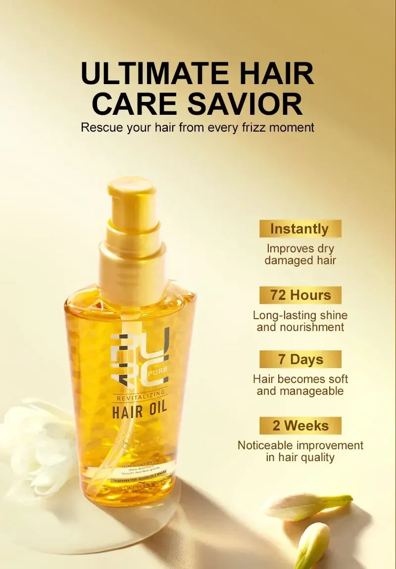 PURC Morocco Oil Nourishing Hair Serum & Repair Treatment