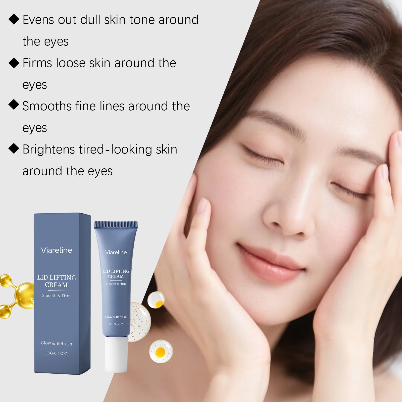Viareline Firming Eye Cream Dark Circle Puffiness Relief - 11