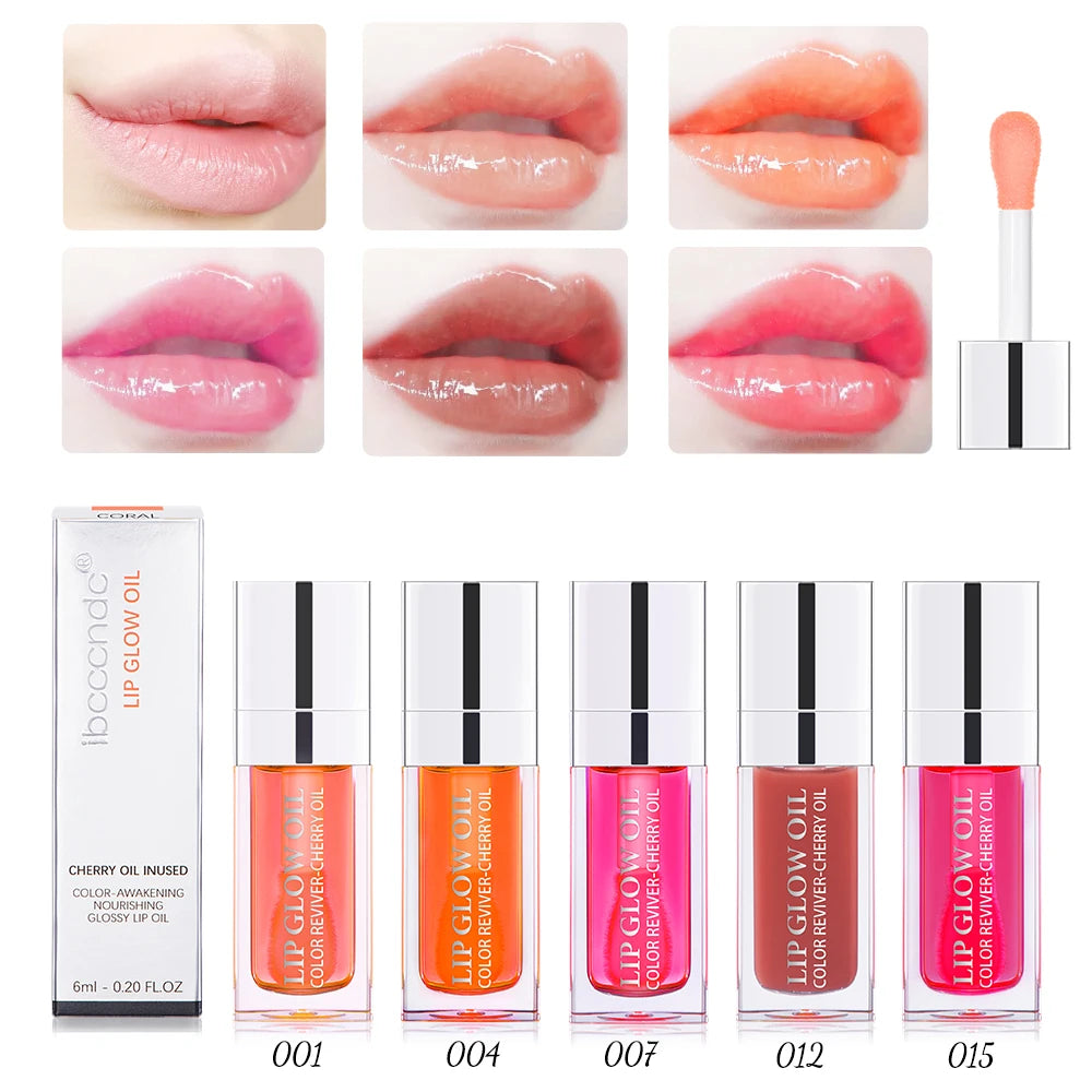 Lakerain Crystal Jelly Moisturizing Lip Oil Gloss Tinted Plumper