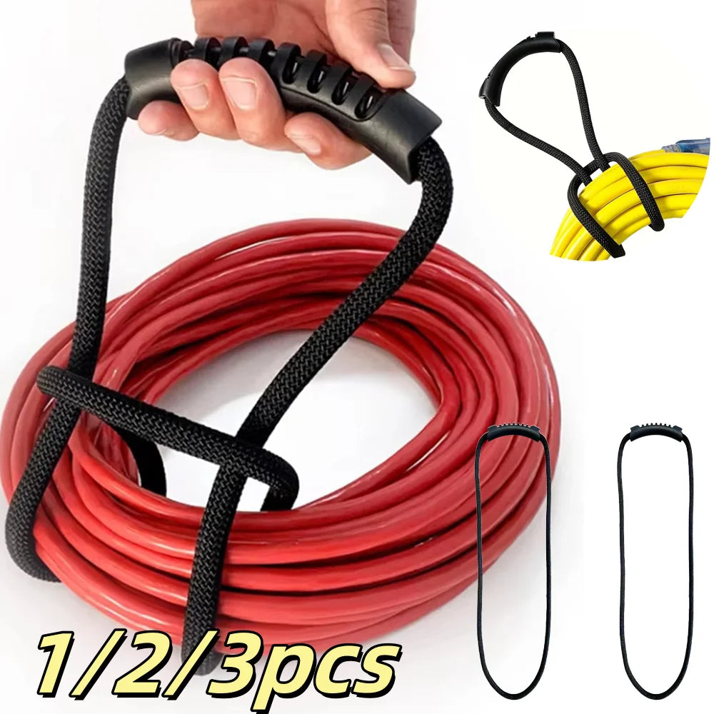 Heavy Duty Storage Strap with Handle for Extension Cords Hoses Cables - 1