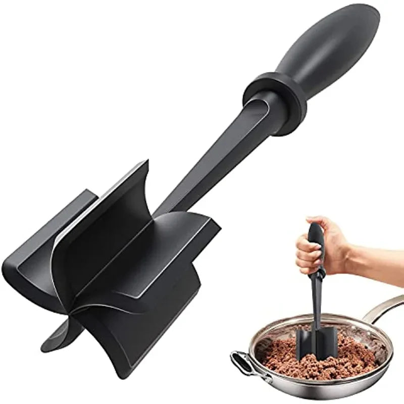 Handheld Meat Chopper Masher Ground Beef Smasher Kitchen Tool - 14