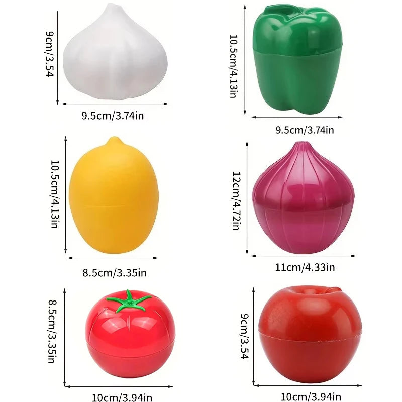 Fruit and Vegetable Food Saver Containers Kitchen Storage Keeper - 6
