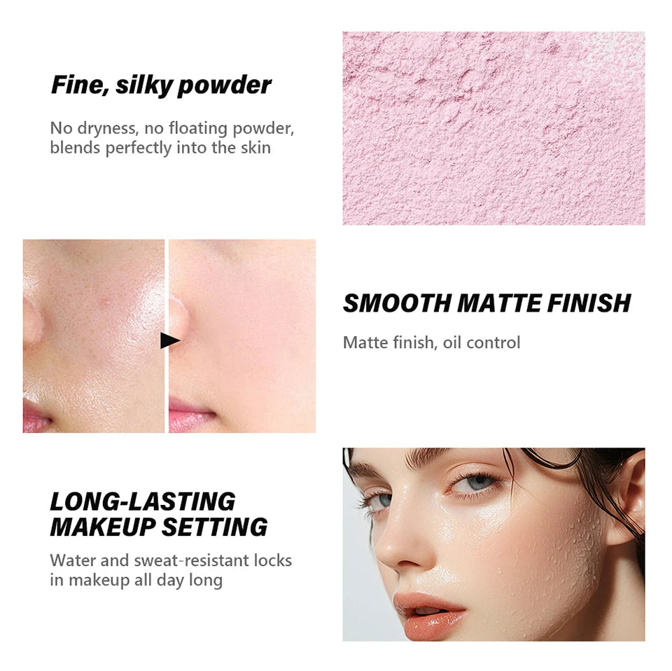Matte Waterproof Loose Baking and Setting Powder