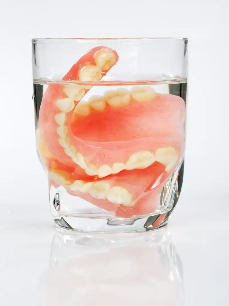 Soft Silicone Snap-On Dentures Natural Upper Lower Teeth Comfort Fit