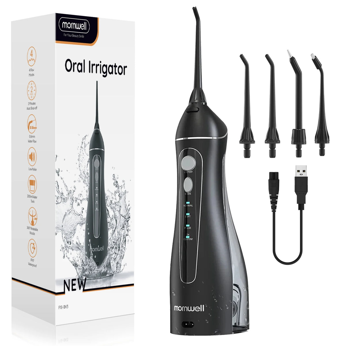 Cordless Water Flosser Portable Oral Irrigator