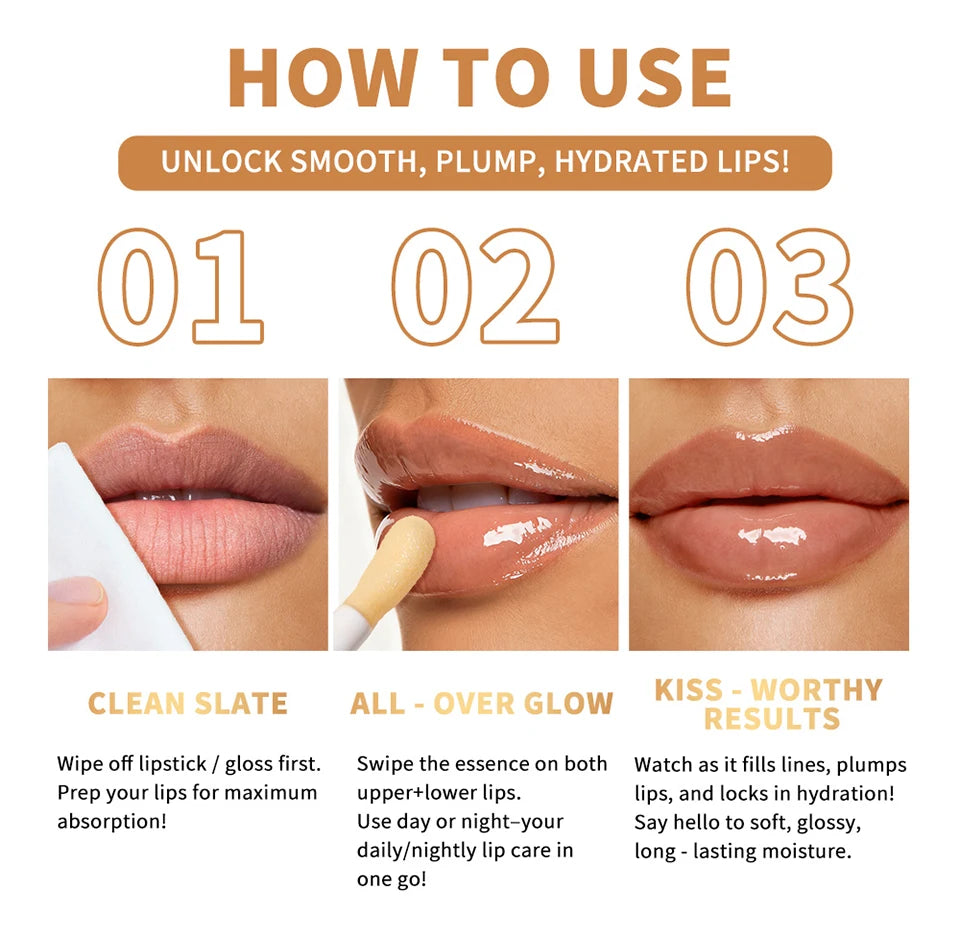 Honey Chocolate Lip Gloss Set Moisturizing Lip Oil Plumper - 15