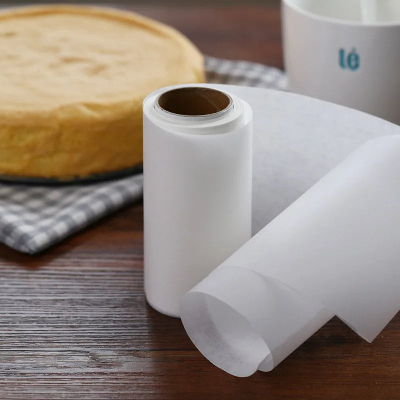 Non-Stick Baking Parchment Paper Roll for Cake Pan Liner and Air Fryer - 6
