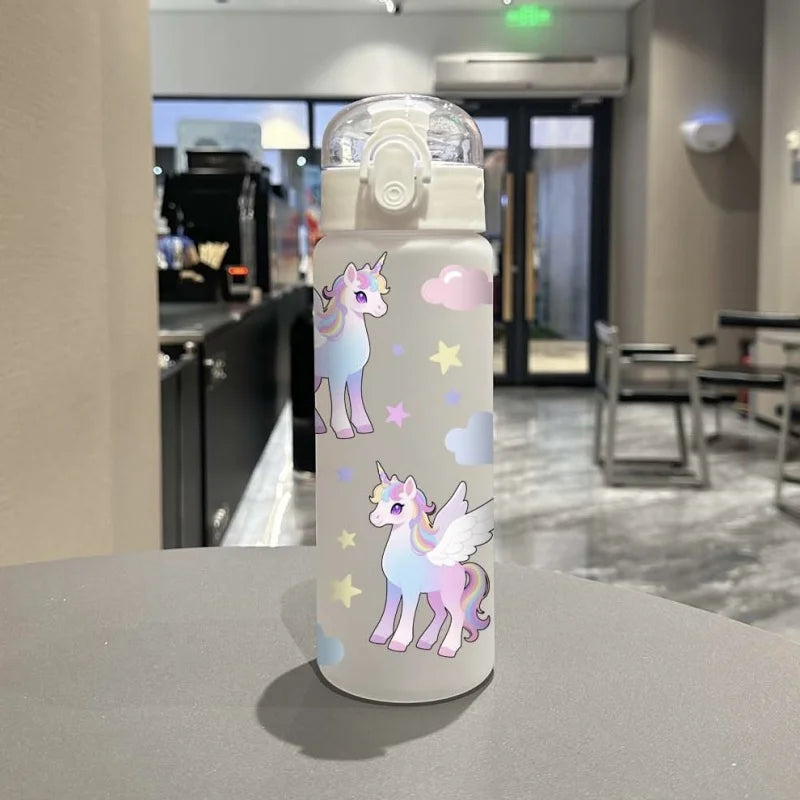 780ml Unicorn Water Bottle BPA Free Leak Proof Sports Gym Drink Cup - 12
