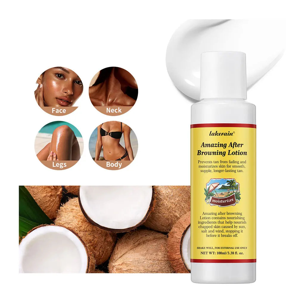 Amazing Brown Tanning Lotion Self Tanner Booster