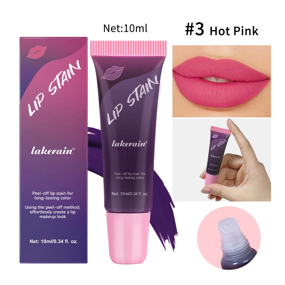 Peel Off Lip Stain Waterproof Tattoo Lip Tint Gloss - 16